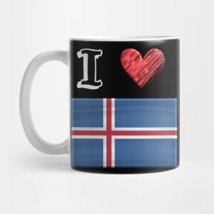 I love Flag from Island Mug